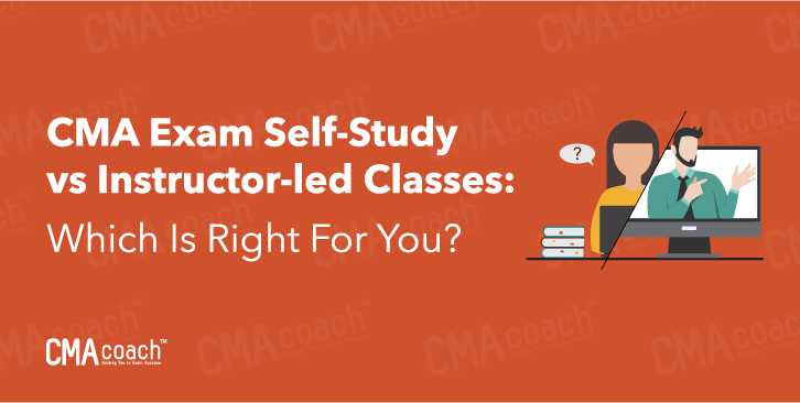 CMA exam self-study vs instructor
