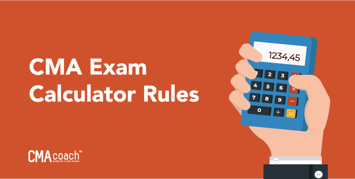 CMA exam calculator rules