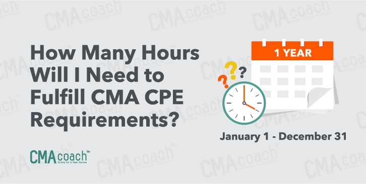 How many hours to fulfill CMA CPE requirements?