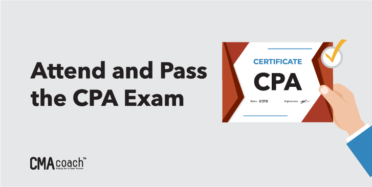 attend and pass the exam