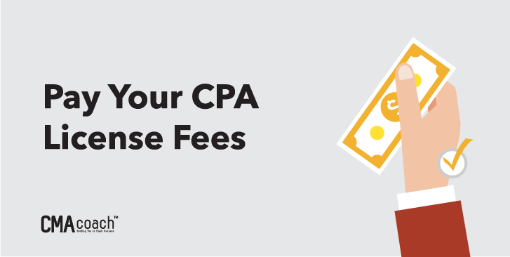 pay your cpa license fees