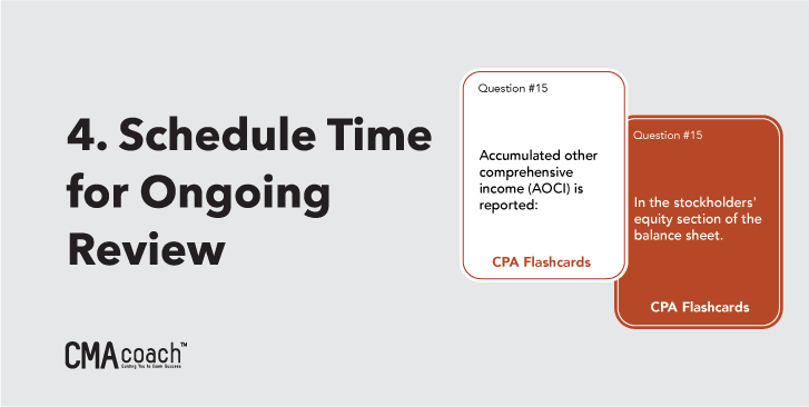 schedule time for review