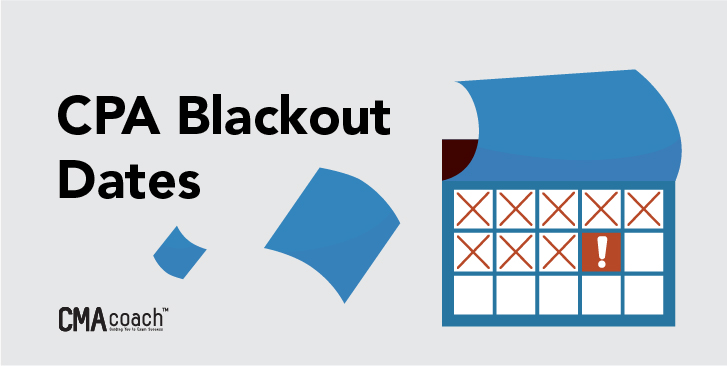 cpa blackout dates